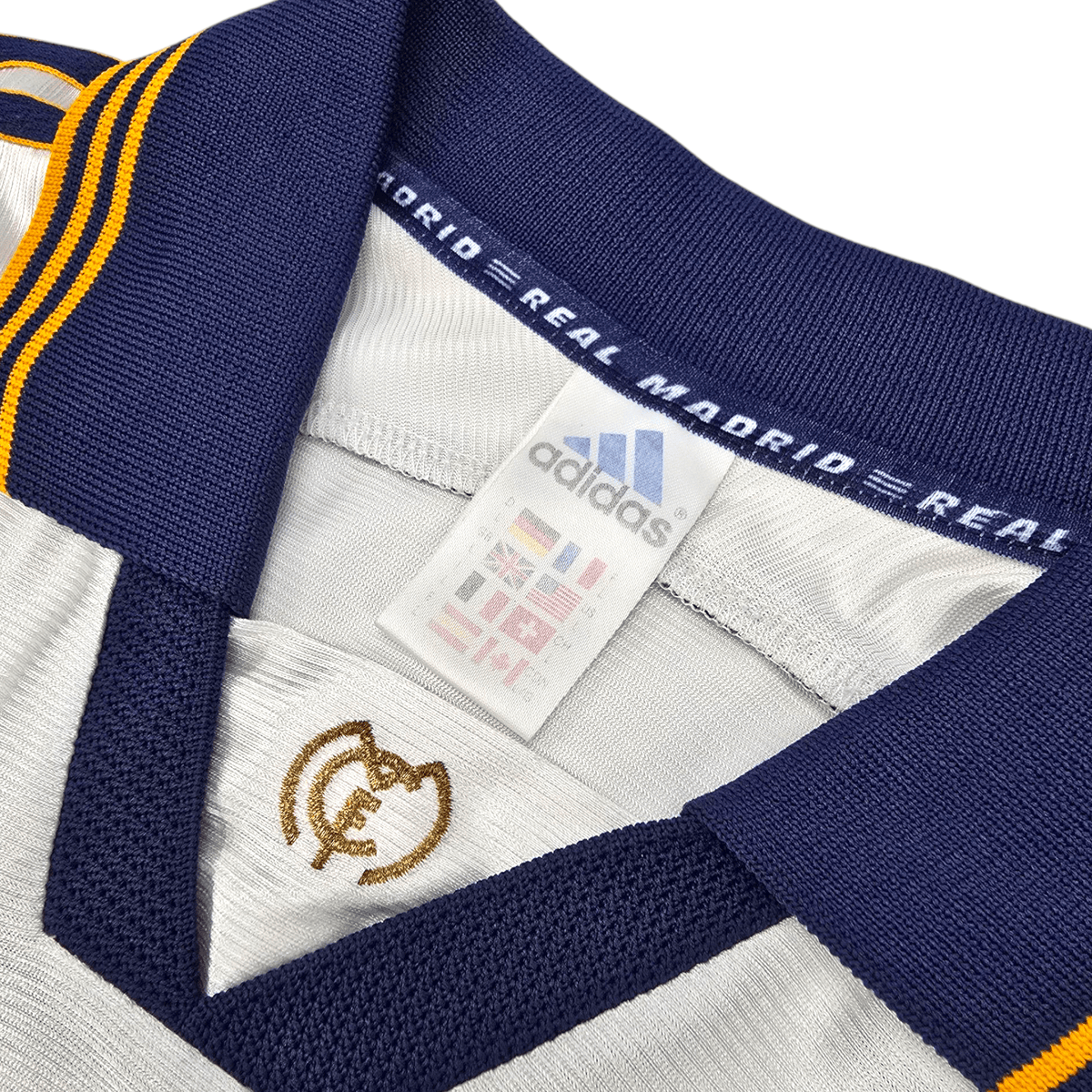 1998/99 Real Madrid Home Football Shirt (L) Adidas - Football Finery - FF300583