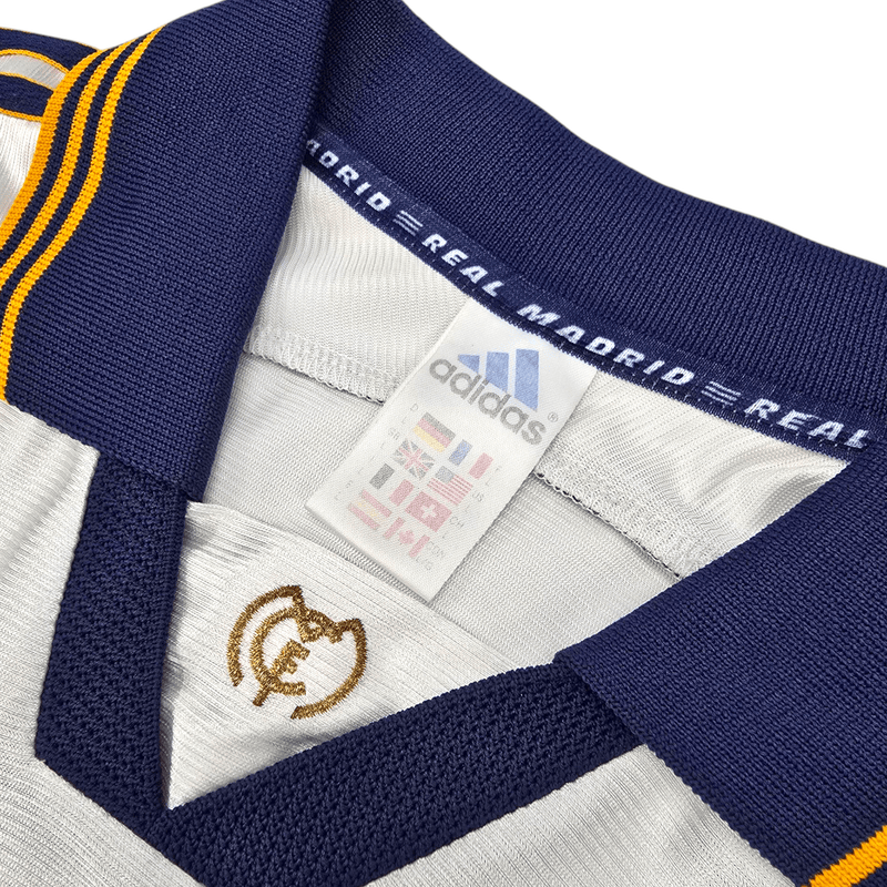 1998/99 Real Madrid Home Football Shirt (L) Adidas - Football Finery - FF300583