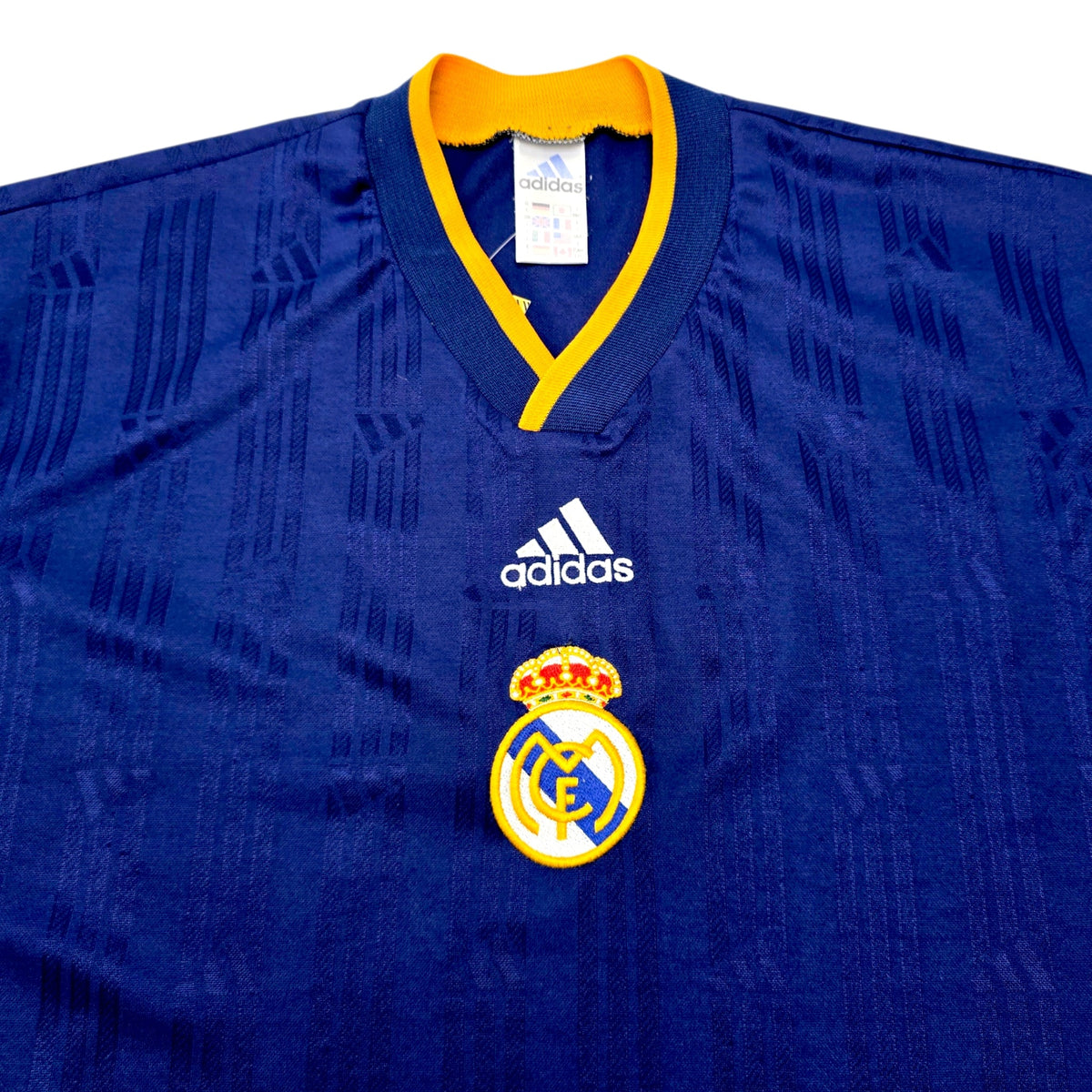 1998/99 Real Madrid Training Top (L) Adidas - Football Finery - FF306428