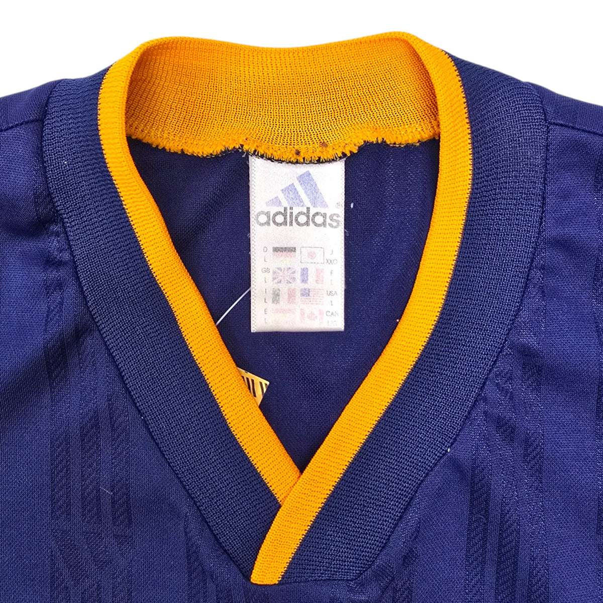 1998/99 Real Madrid Training Top (L) Adidas - Football Finery - FF306428