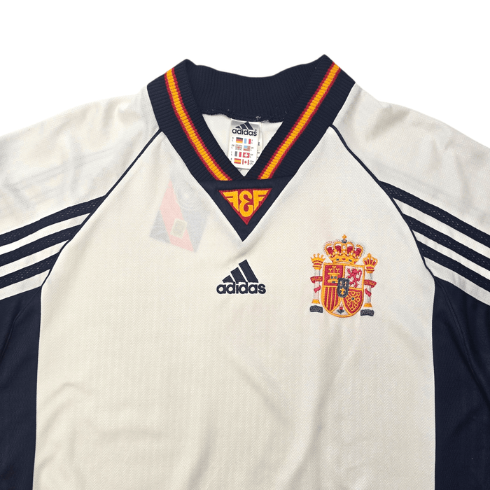 1998/99 Spain Away Football Shirt (L) Adidas - Football Finery - FF305221