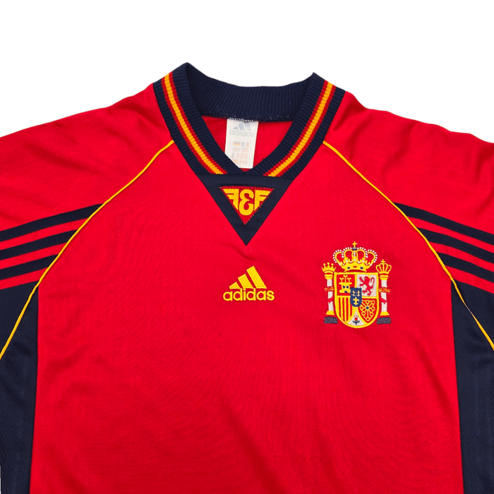 1998/99 Spain Home Football Shirt (L) Adidas - Football Finery - FF204509