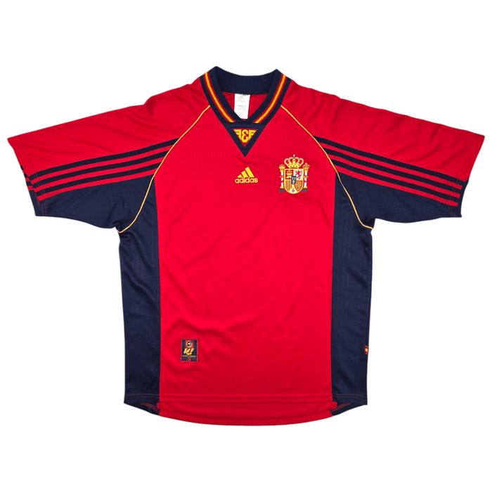 1998/99 Spain Home Football Shirt (L) Adidas - Football Finery - FF204509