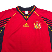 1998/99 Spain Home Football Shirt (L) Adidas - Football Finery - FF306437
