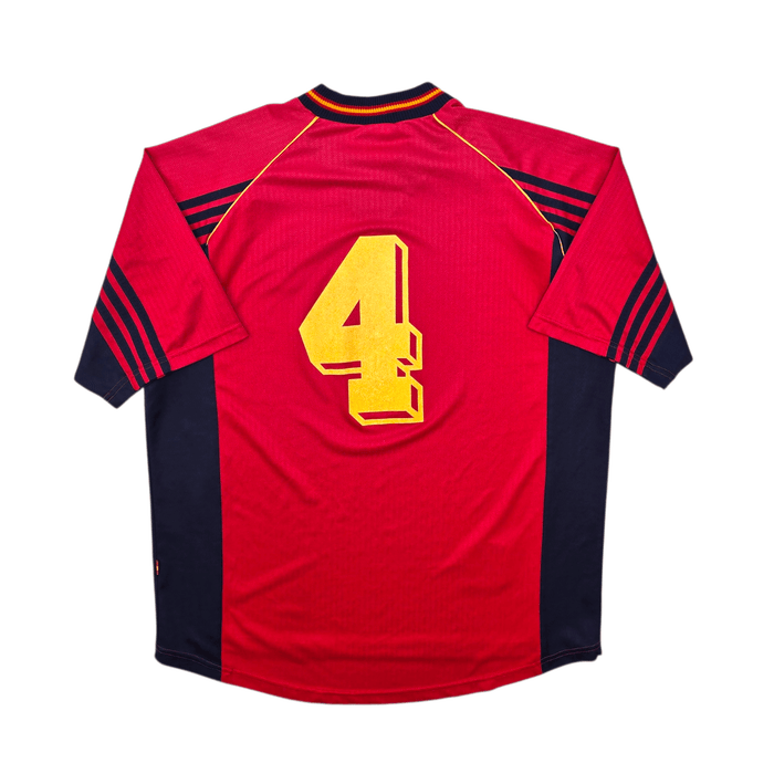 1998/99 Spain Home Football Shirt (XL) Adidas 4 - Football Finery - FF304229