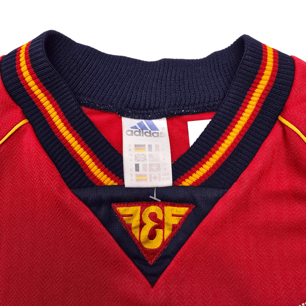 1998/99 Spain Home Football Shirt (XL) Adidas 4 - Football Finery - FF304229