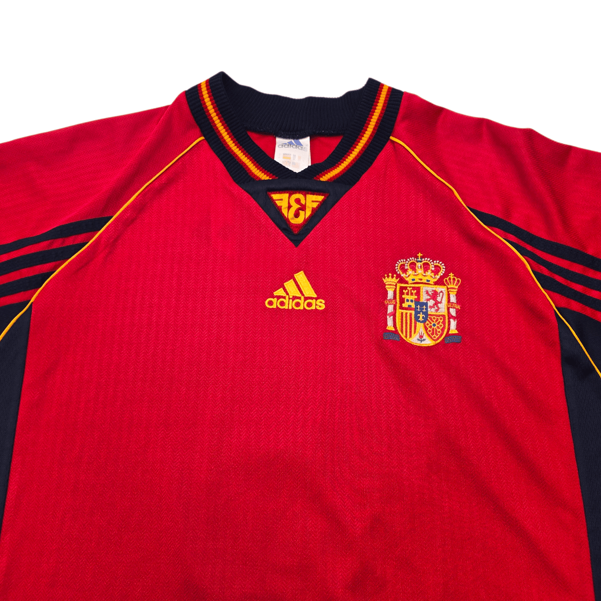 1998/99 Spain Home Football Shirt (XL) Adidas 4 - Football Finery - FF304229
