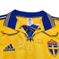 1998/99 Sweden Home Football Shirt (L) Adidas - Football Finery - FF302869