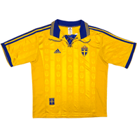 1998/99 Sweden Home Football Shirt (L) Adidas - Football Finery - FF302869