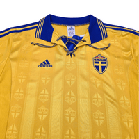 1998/99 Sweden Home Football Shirt (L) Adidas - Football Finery - FF302869