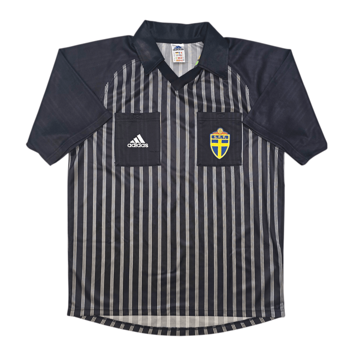 1998/99 Sweden Referee Shirt (M) Adidas - Football Finery - FF304235