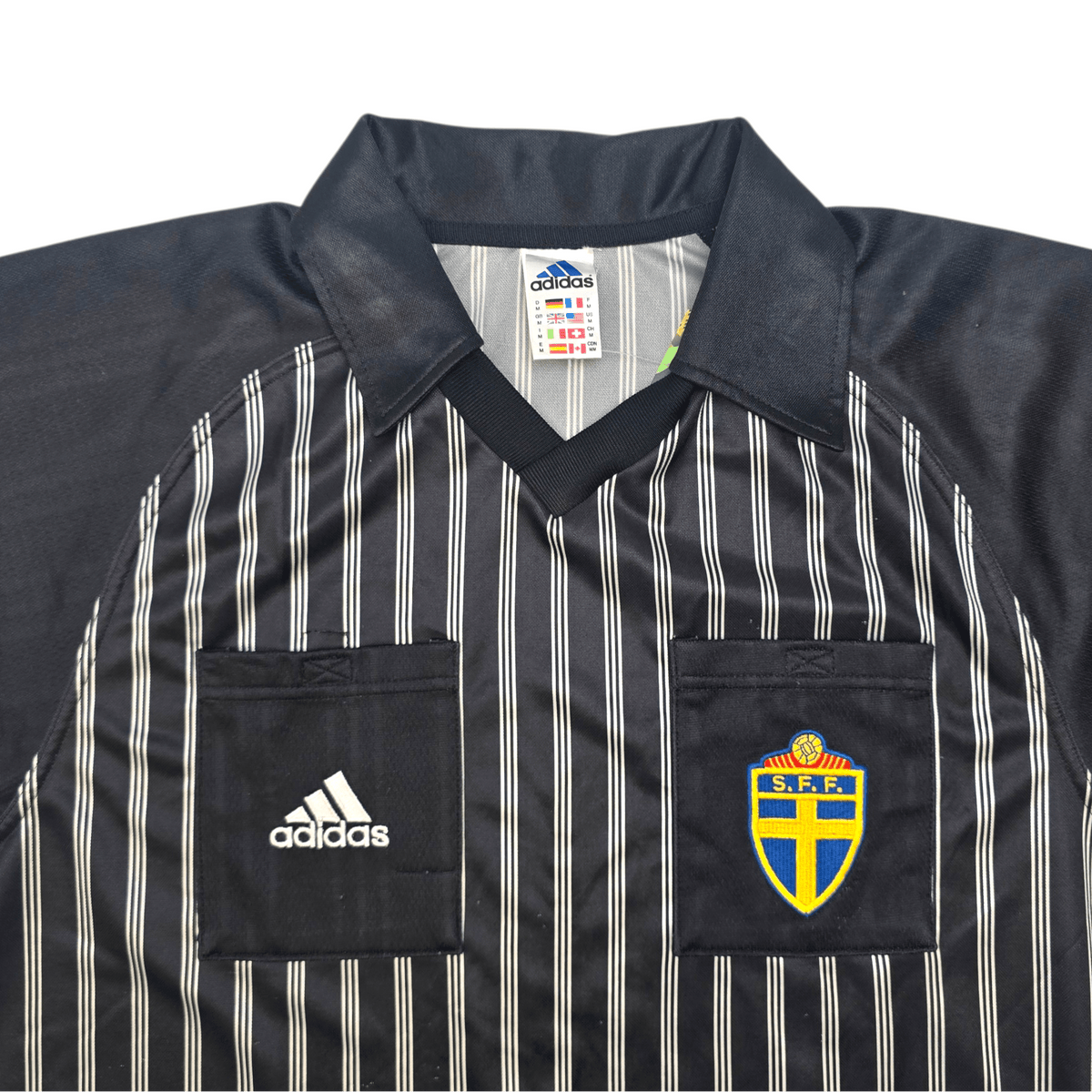 1998/99 Sweden Referee Shirt (M) Adidas - Football Finery - FF304235