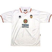 1998/99 Valencia Home Football Shirt (L) Luanvi - Football Finery - FF305850