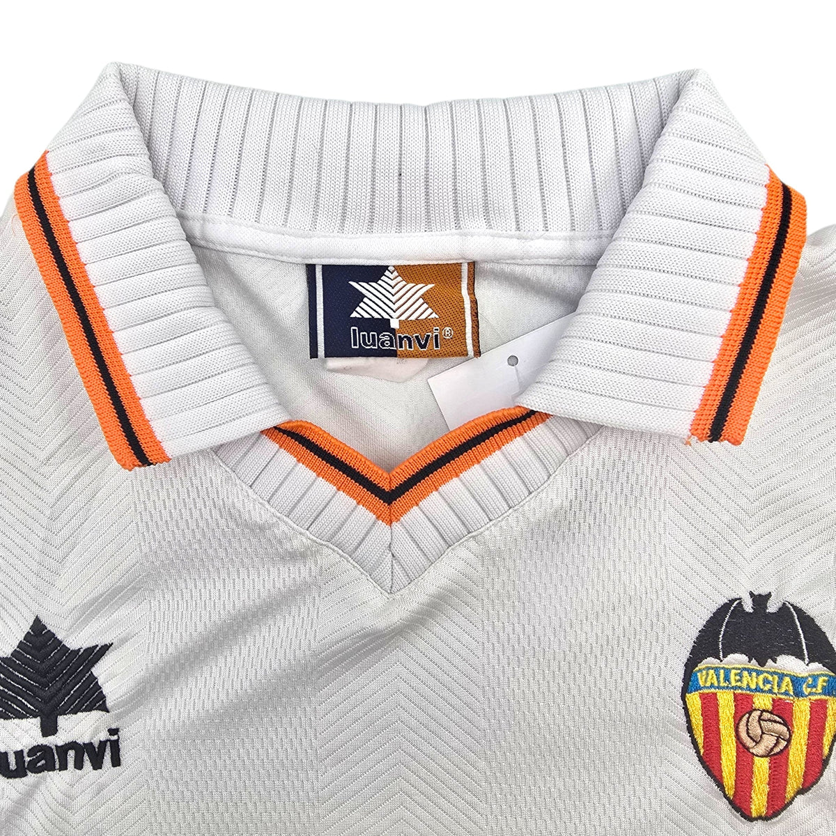 1998/99 Valencia Home Football Shirt (L) Luanvi - Football Finery - FF305850