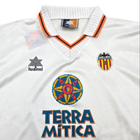 1998/99 Valencia Home Football Shirt (S) Luanvi - Football Finery - FF306431