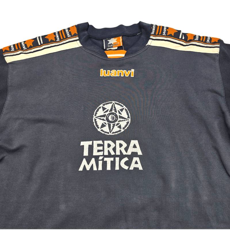 1998/99 Valencia Training Sweater (M) Luanvi - Football Finery - FF303011