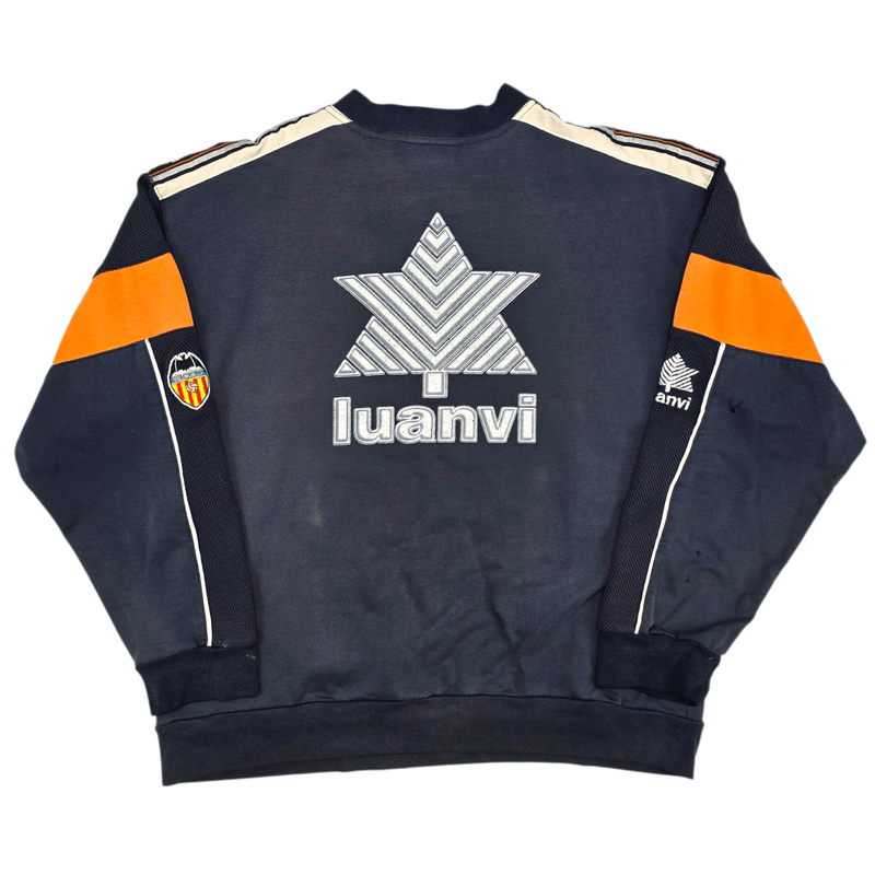 1998/99 Valencia Training Sweater (M) Luanvi - Football Finery - FF303011