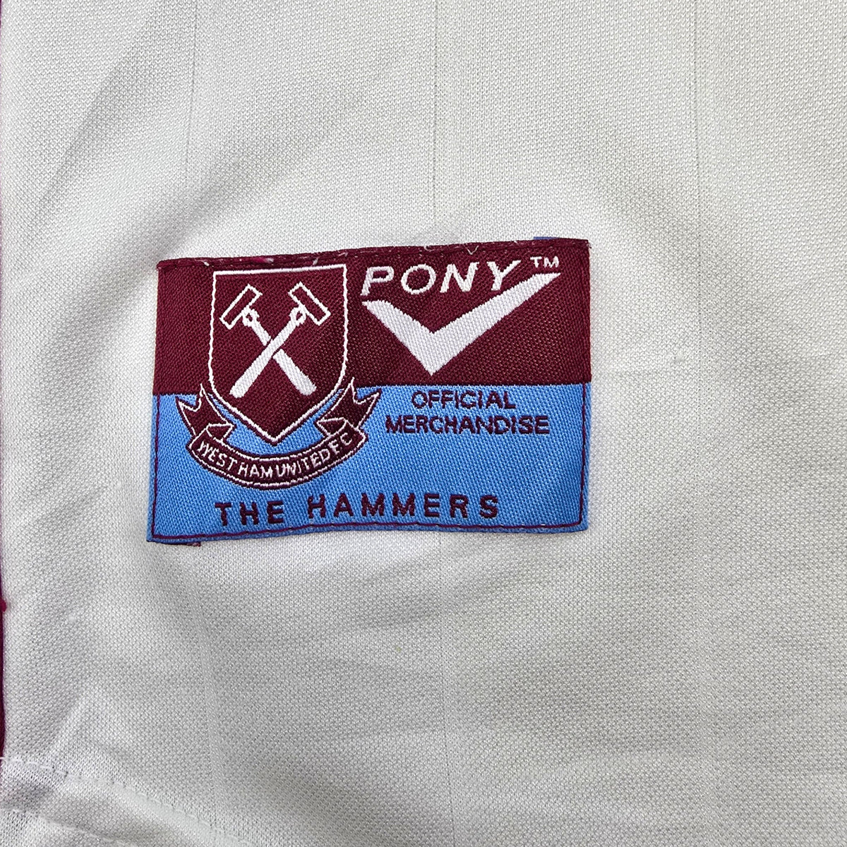 1998/99 West Ham United Away Football Shirt (XL) PONY - Football Finery - FF306373