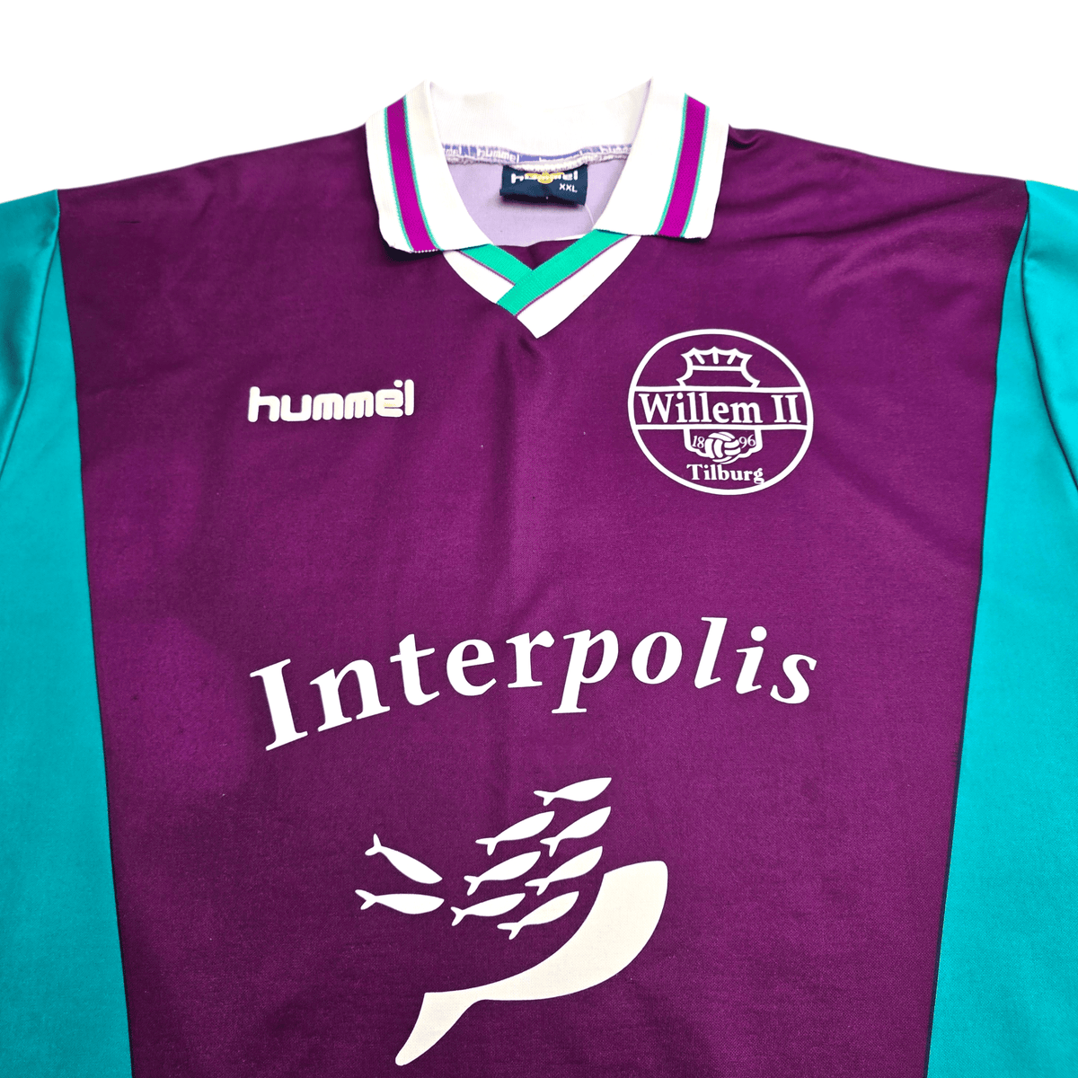 1998/99 Willem II Away Football Shirt (2XL) Hummel - Football Finery - FF303402