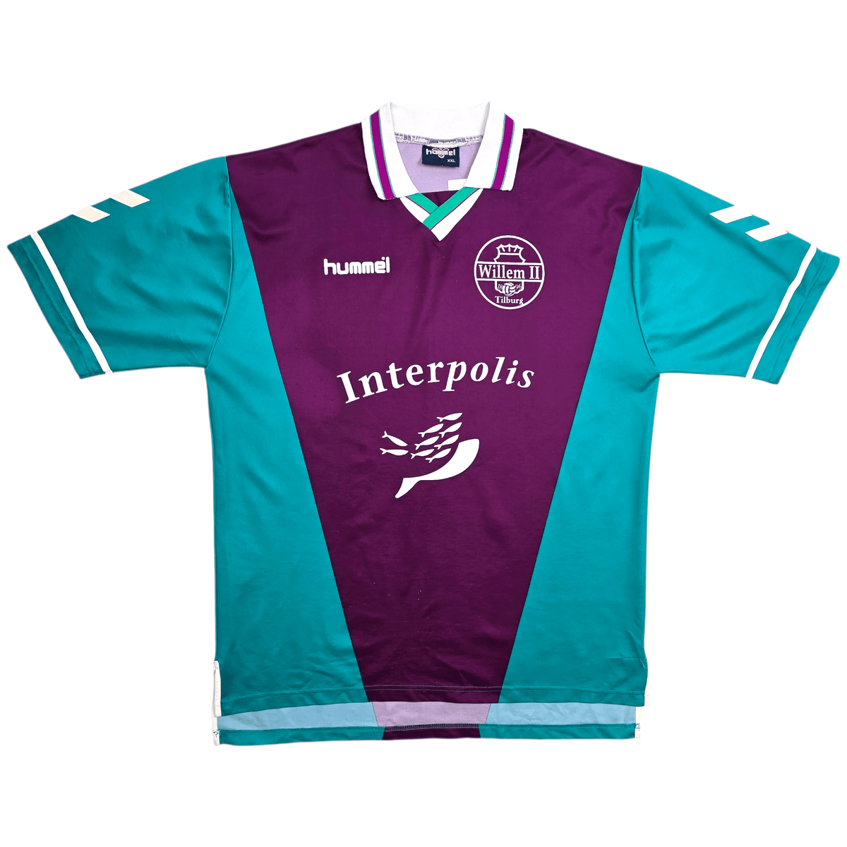 1998/99 Willem II Away Football Shirt (2XL) Hummel - Football Finery - FF303402