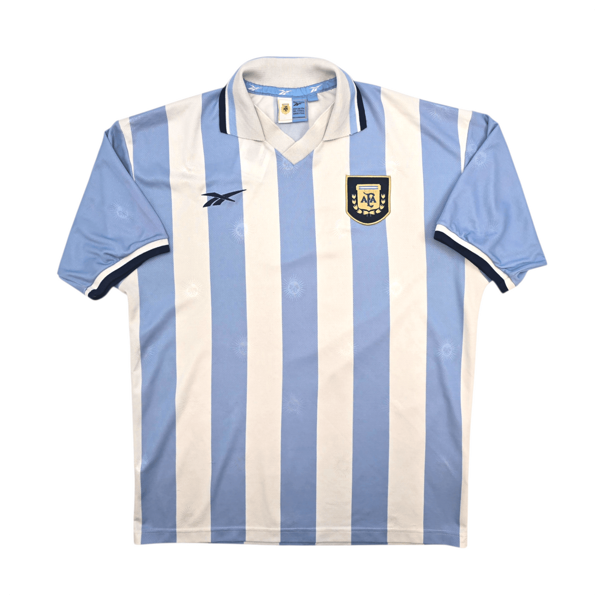 1999/00 Argentina Home Football Shirt (XL) Reebok - Football Finery - FF305218
