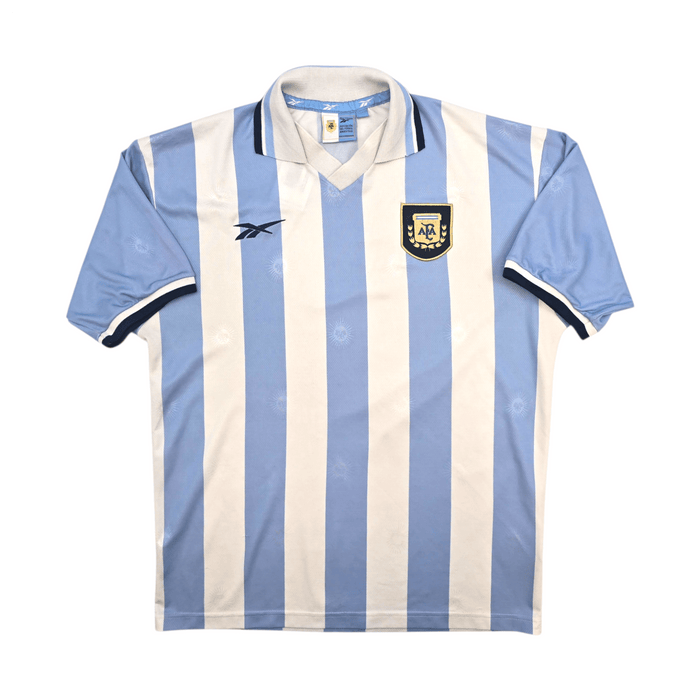 1999/00 Argentina Home Football Shirt (XL) Reebok - Football Finery - FF305218