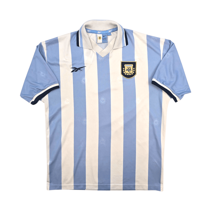1999/00 Argentina Home Football Shirt (XL) Reebok - Football Finery - FF305218