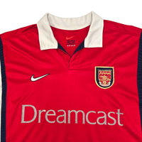 1999/00 Arsenal Home Football Shirt (M) Nike #14 Henry - Football Finery - FF300404