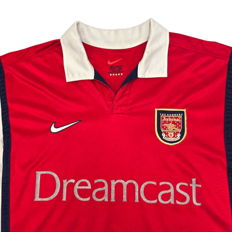 1999/00 Arsenal Home Football Shirt (M) Nike #14 Henry - Football Finery - FF300404