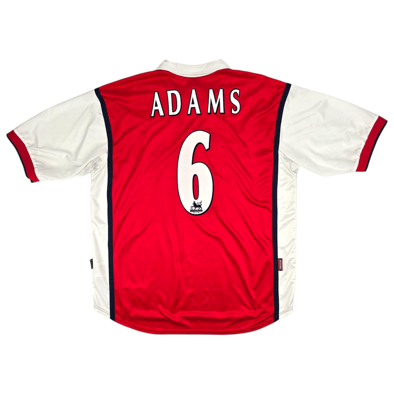 1999/00 Arsenal Home Football Shirt (XL) Nike #6 Adams - Football Finery - FF300405