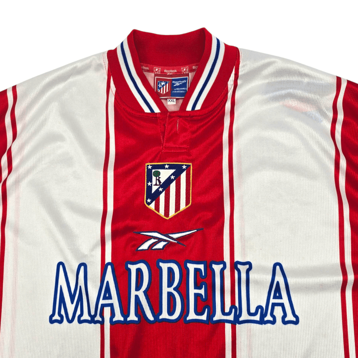 1999/00 Atletico Madrid Home Football Shirt (2XL) Reebok - Football Finery - FF300687