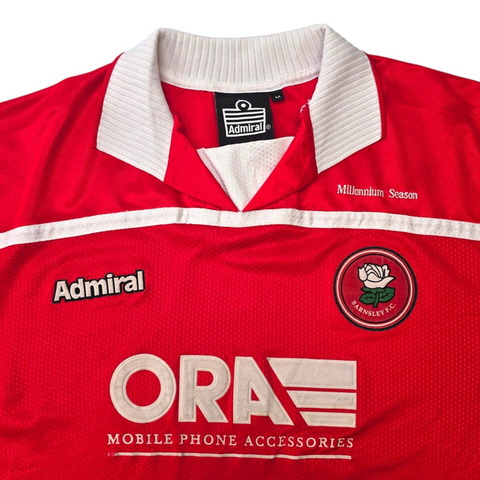 1999/00 Barnsley Home Football Shirt (M) Admiral - Football Finery - FF307811