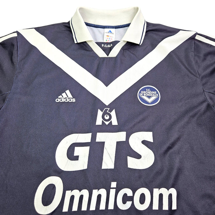 1999/00 Bordeaux Home Football Shirt (XL) Adidas - Football Finery - FF203041