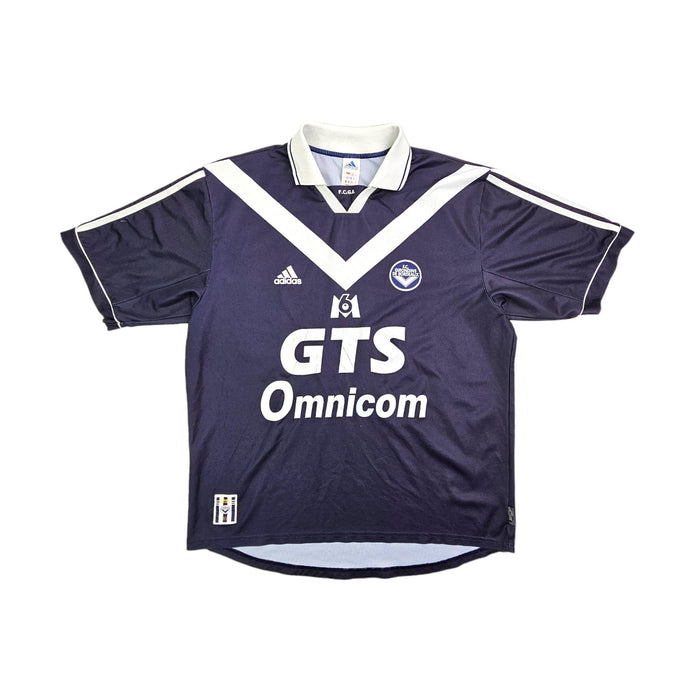 1999/00 Bordeaux Home Football Shirt (XL) Adidas - Football Finery - FF203041