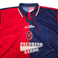 1999/00 Cagliari Home Football Shirt (XL) Biemme - Football Finery - FF307050