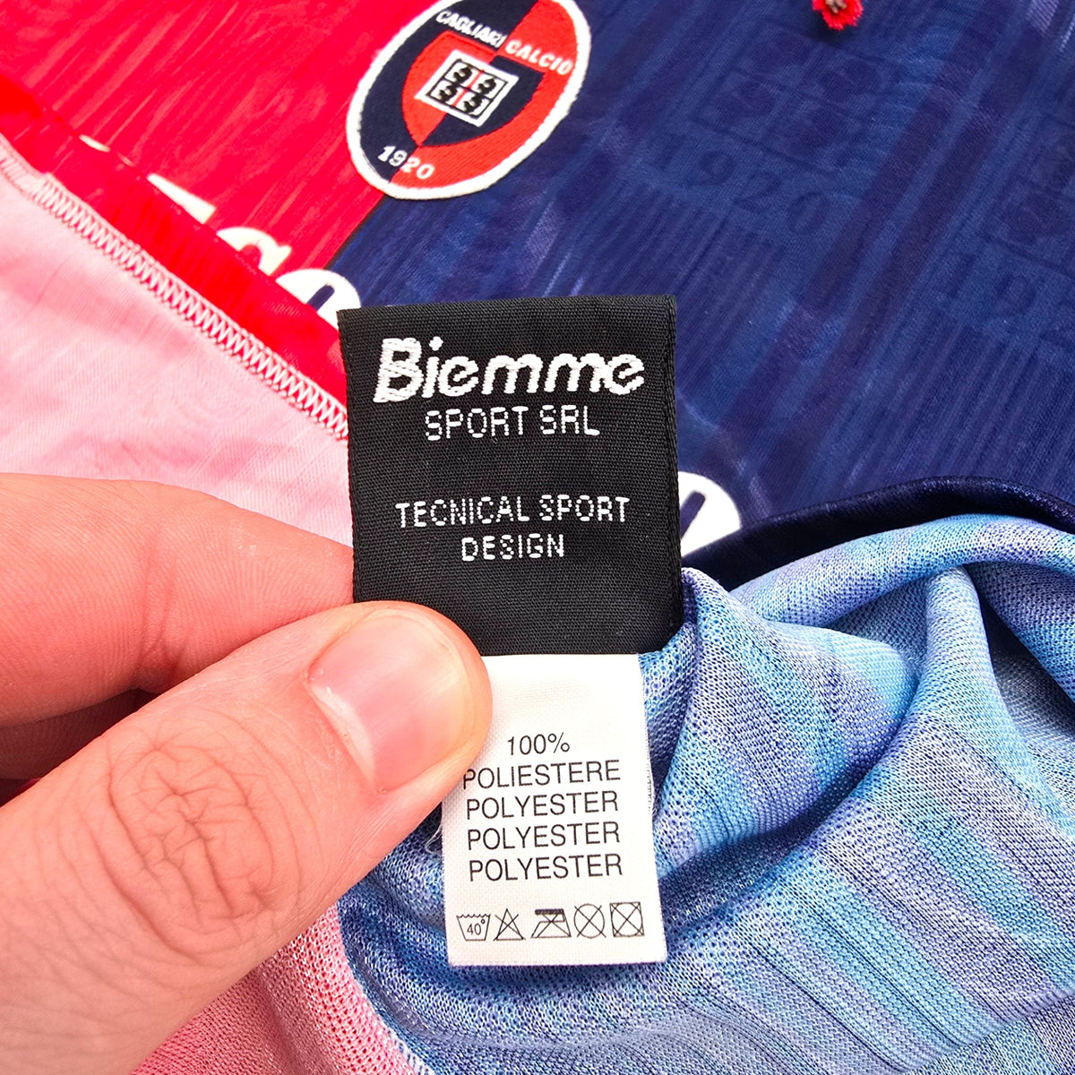 1999/00 Cagliari Home Football Shirt (XL) Biemme - Football Finery - FF307050