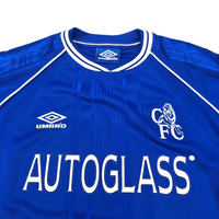 1999/00 Chelsea Home Football Shirt (XL) Umbro 25 Zola - Football Finery - FF302325