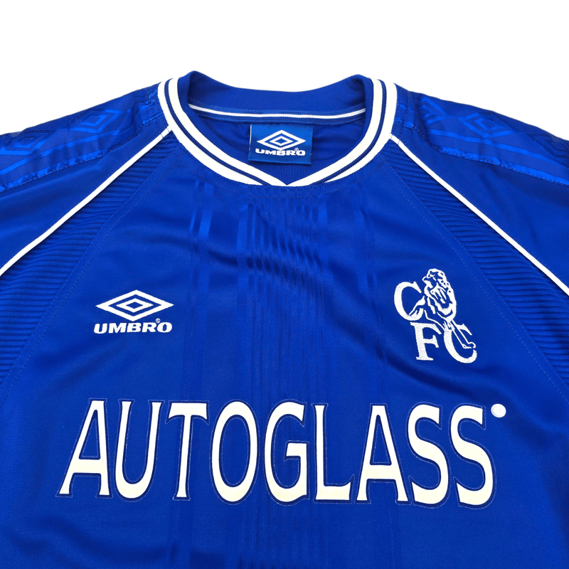 1999/00 Chelsea Home Football Shirt (XL) Umbro 25 Zola - Football Finery - FF302325
