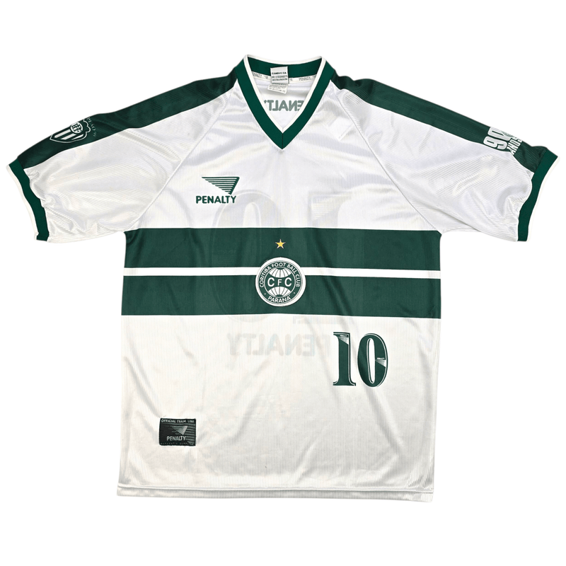 1999/00 Coritiba Home Football Shirt (XL) Penalty - Football Finery - FF302805