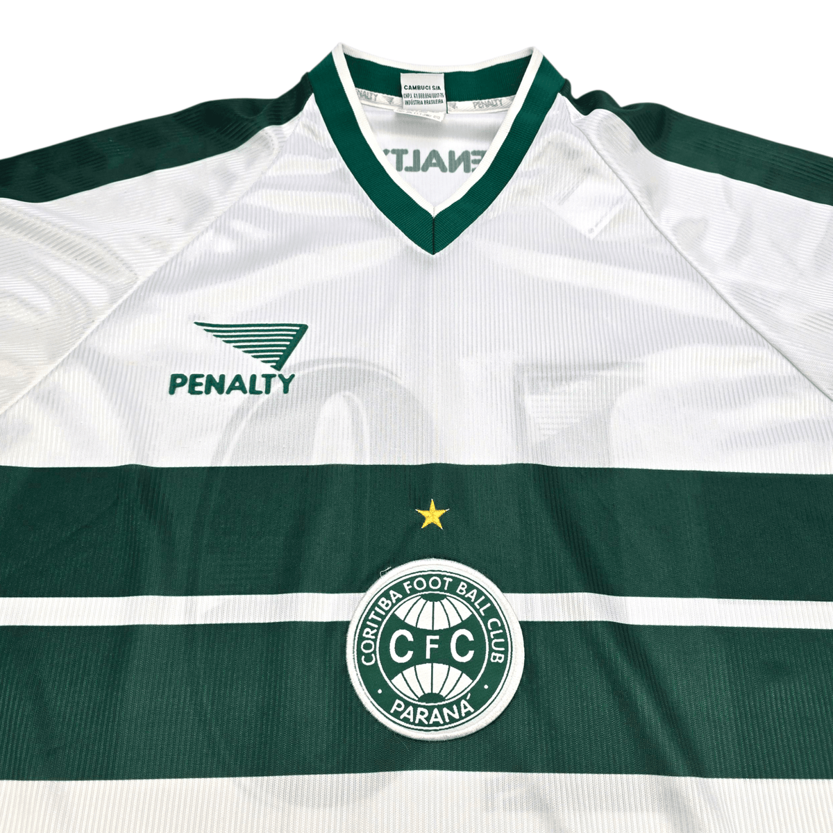 1999/00 Coritiba Home Football Shirt (XL) Penalty - Football Finery - FF302805