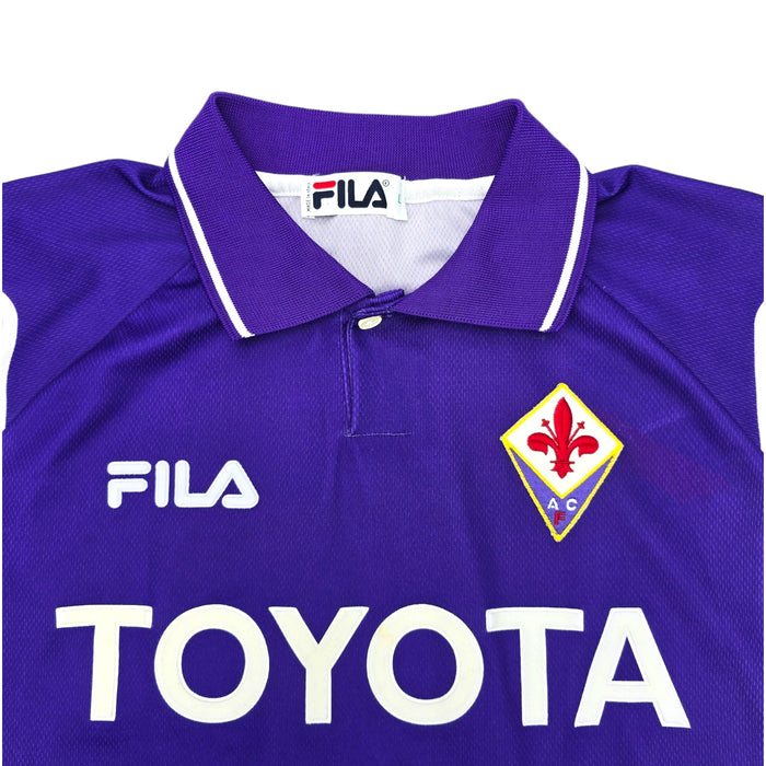 1999/00 Fiorentina Home Football Shirt (L) Fila - Football Finery - FF203887