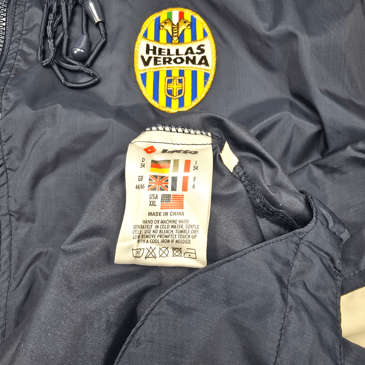 1999/00 Hellas Verona Jacket (2XL) Lotto - Football Finery - FF300079