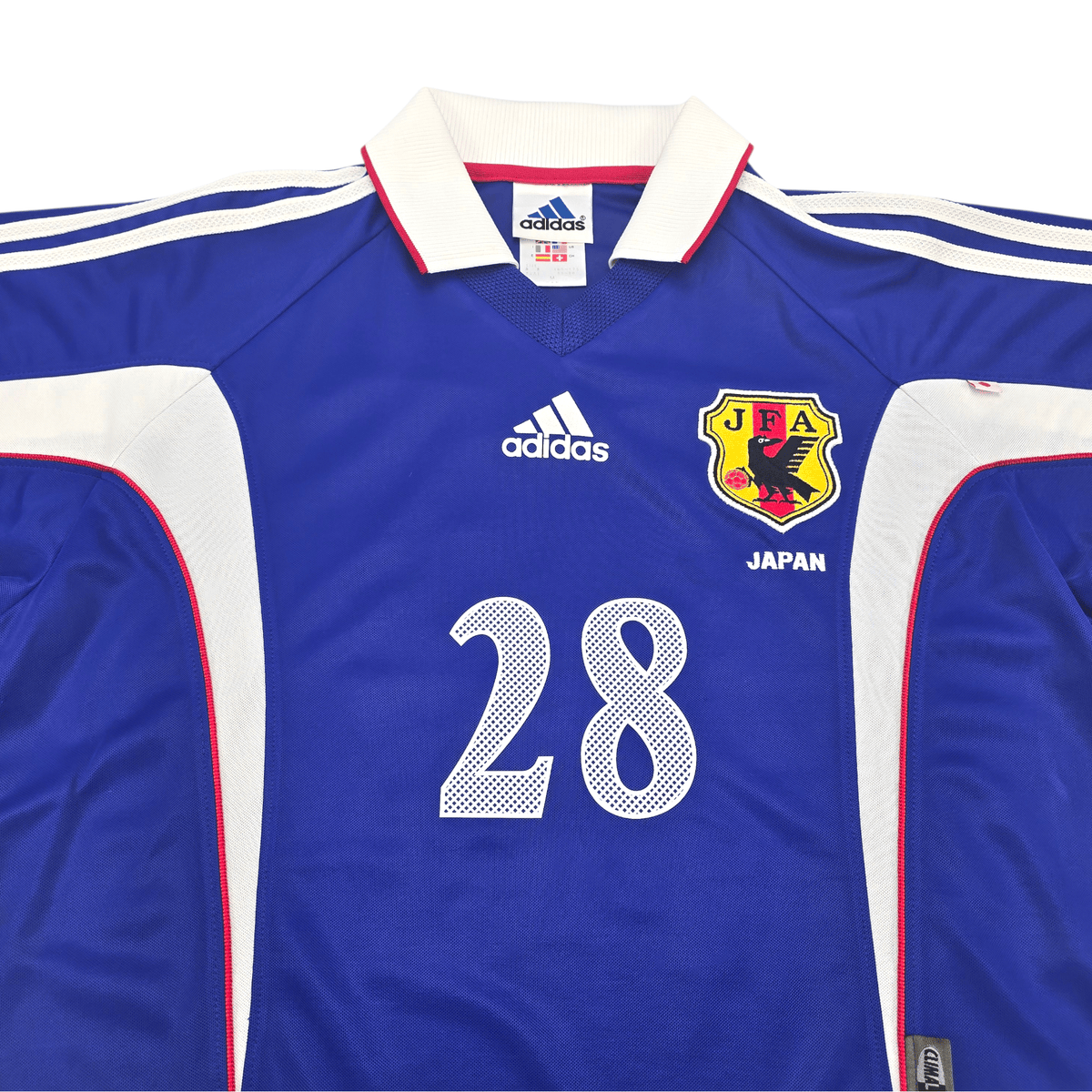 1999/00 Japan Home Football Shirt (S) Adidas 28 Nakata - Football Finery - FF302665