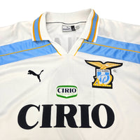 1999/00 Lazio Centenary Home Football Shirt (L) Puma #9 Salas - Football Finery - FF204362