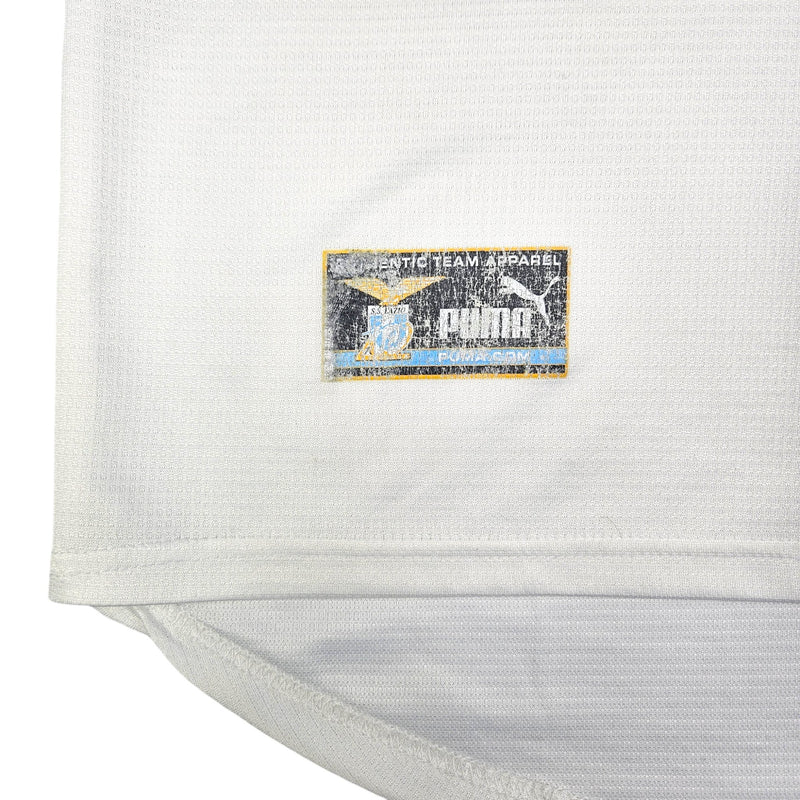 1999/00 Lazio Centenary Home Football Shirt (L) Puma #9 Salas - Football Finery - FF204362
