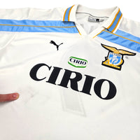 1999/00 Lazio Centenary Home Football Shirt (L) Puma #9 Salas - Football Finery - FF204362