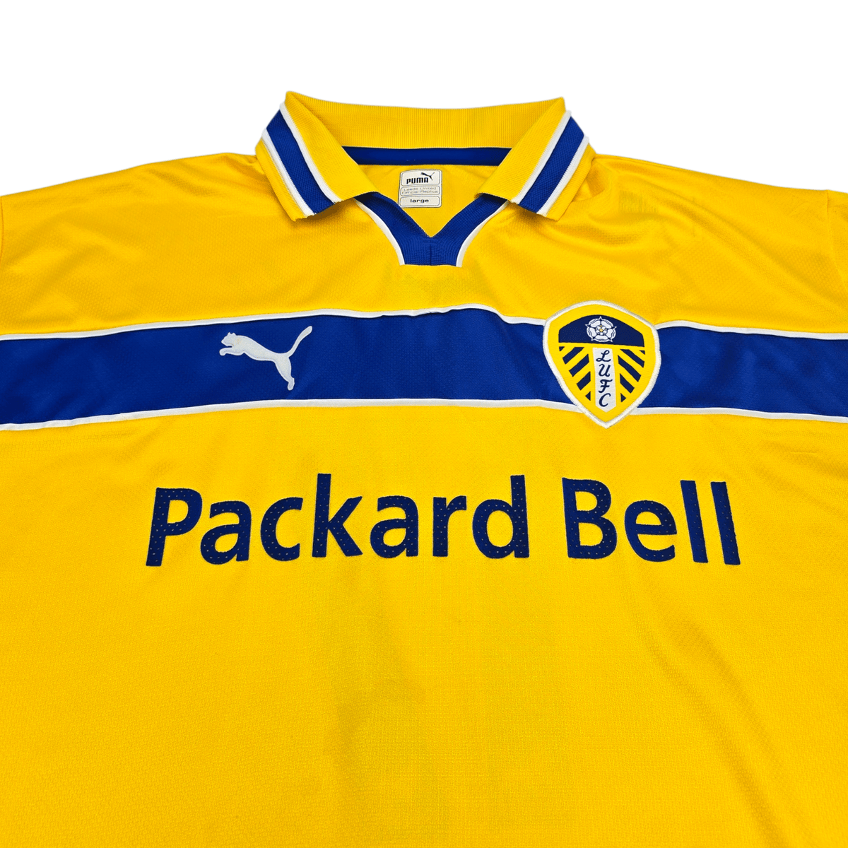 1999/00 Leeds United Third Football Shirt (L) Puma 17 Smith - Football Finery - FF303063