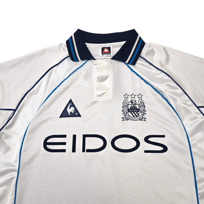 1999/00 Manchester City Away Football Shirt (XL) Le Coq Sportif - Football Finery - FF305473