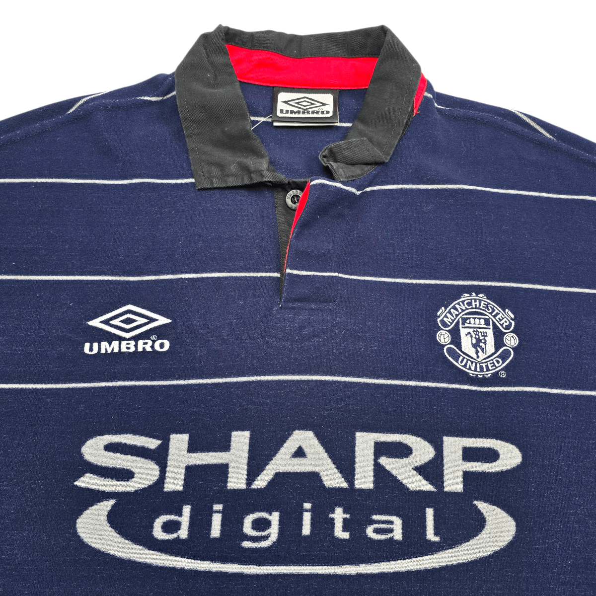 1999/00 Manchester United Away Football Shirt (L) Umbro - Football Finery - FF304686
