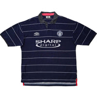 1999/00 Manchester United Away Football Shirt (M) Umbro - Football Finery - FF305036
